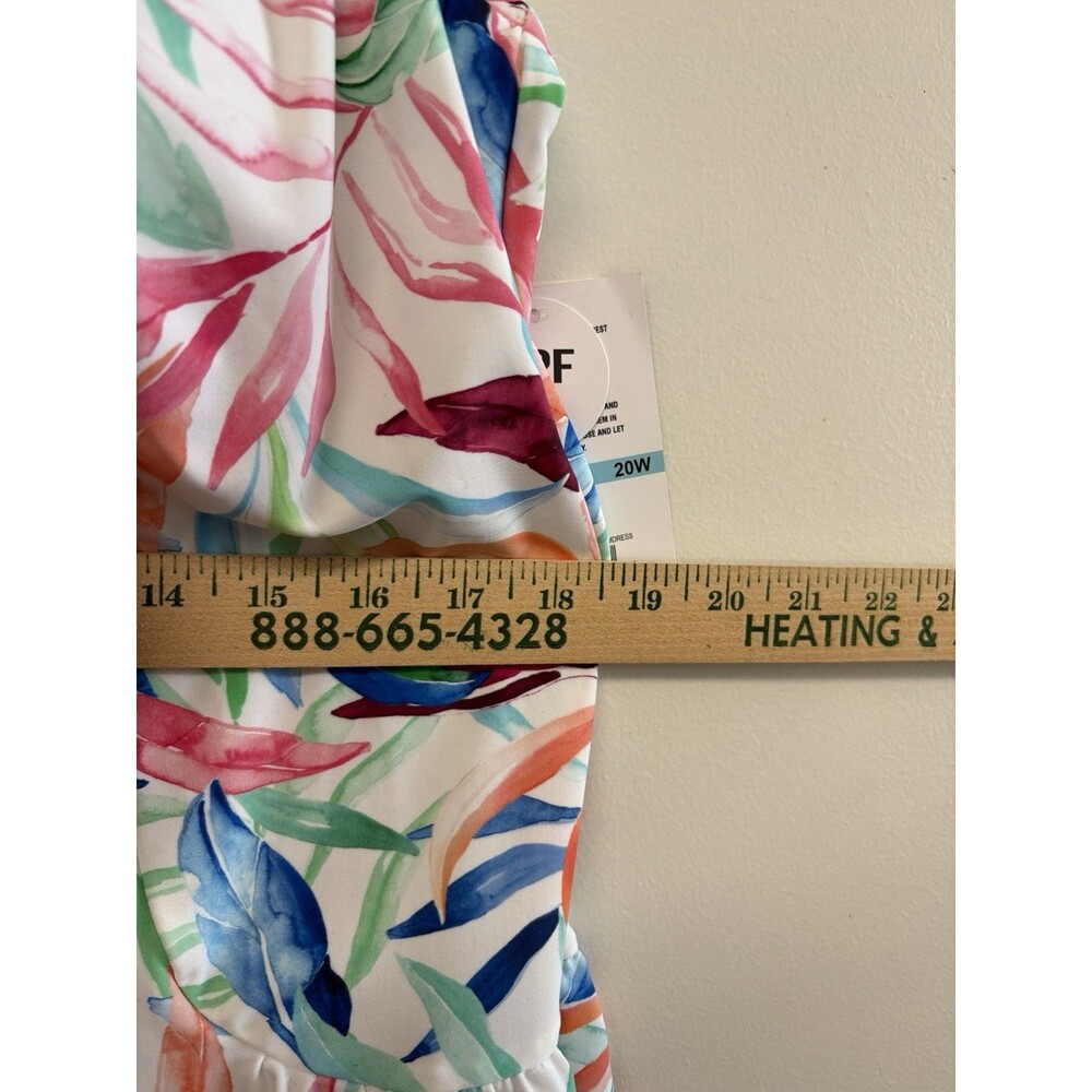 Maxine of Hollywood Women's Princess Seam One Piece Swimsuit Dress Size 20W NWT - Picture 9 of 9